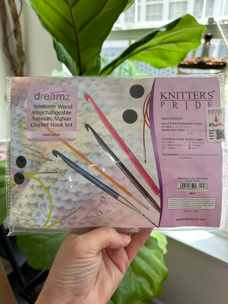 Knitter's Pride Dreamz Interchangeable Tunisian/Afghan Crochet Hook Set