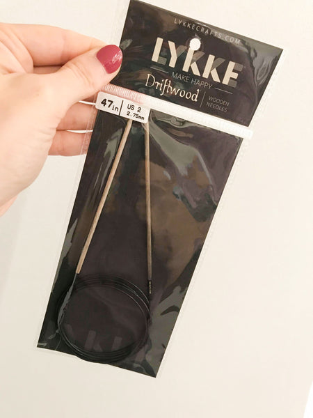 Lykke Driftwood Circular Needles